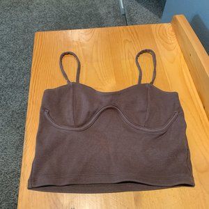 Forever 21 Brown Cami Top- Size S